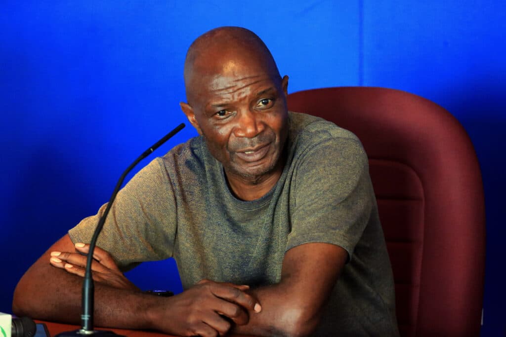 FCB Nyasa Big Bullets head coach Kalisto Pasuwa addressing the press following a 2 0 loss away to Red Arrows to exit the CAF Champions League 1024x683 1 FCB Nyasa Big Bullets head coach Kalisto Pasuwa addressing the press following a 2 0 loss away to Red Arrows to exit the CAF Champions League 1024x683 1